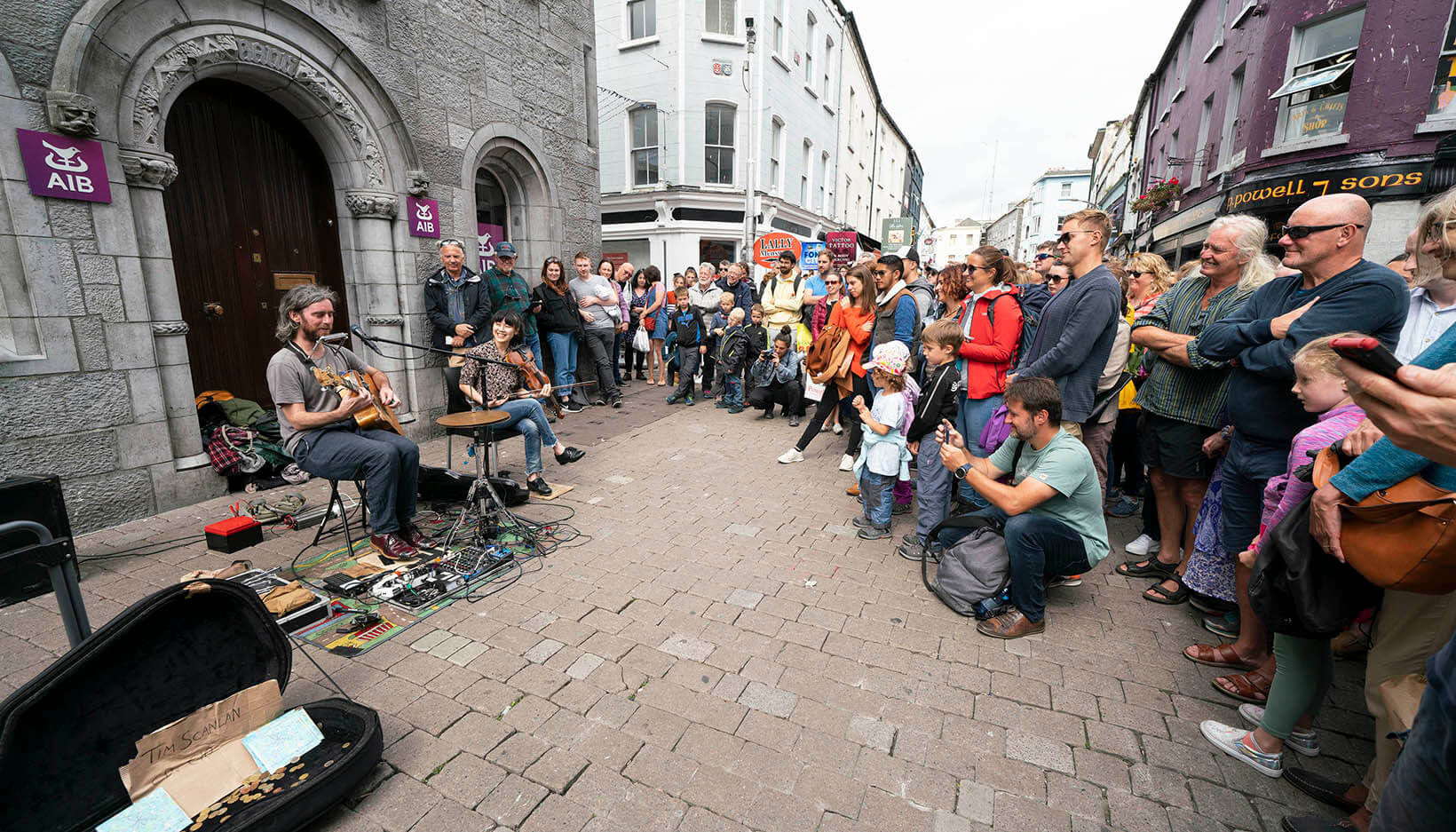 man playing guitar